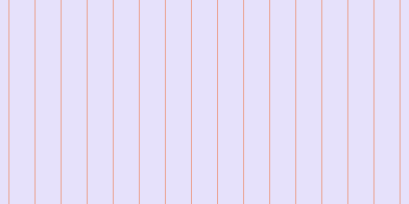 #ded9fa (75%), #eba393 vertical lines, two pixels wide, forty-nine pixels apart