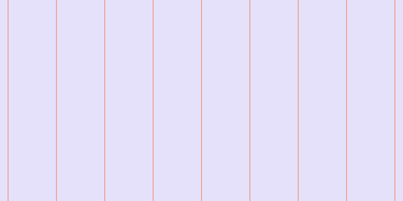 #ded9fa (75%), #eba393 vertical lines, two pixels wide, ninety-four pixels apart