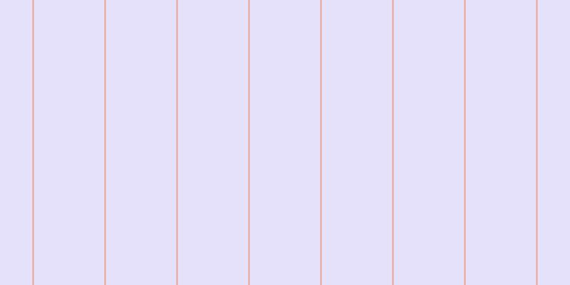 #ded9fa (75%), #eba393 vertical lines, two pixels wide, ninety-nine pixels apart