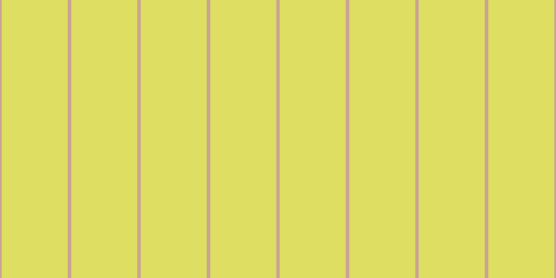 #dede63, #caa393 vertical lines, five pixels wide, ninety-five pixels apart