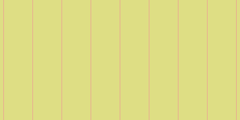 #dede84, #eba393 vertical lines, two pixels wide, ninety-five pixels apart