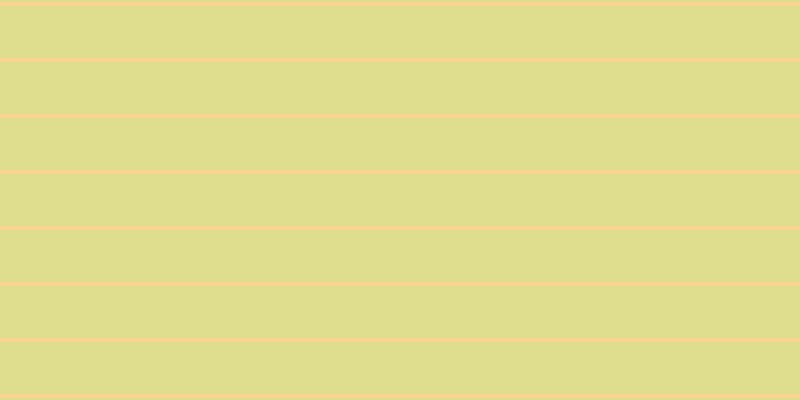 #dede8d, #fcd393 horizontal lines, four pixels wide, fifty-two pixels apart