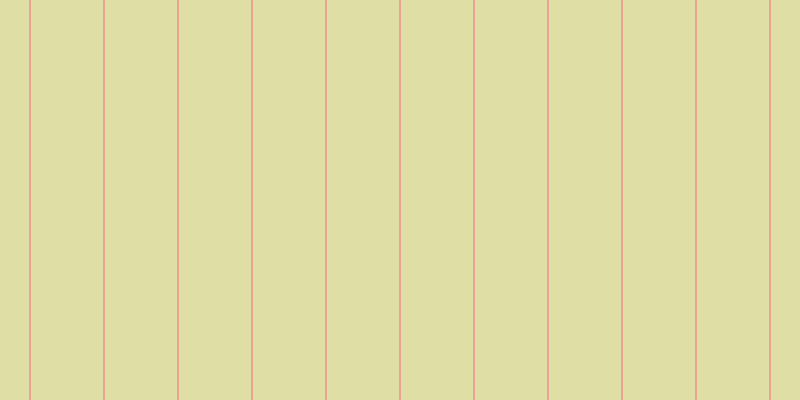 #dedea5, #eba393 vertical lines, two pixels wide, seventy-two pixels apart