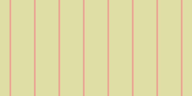 #dedea5, #eba393 vertical lines, seven pixels wide, ninety-five pixels apart