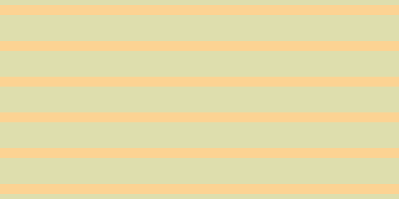 #dedead, #fcd393 horizontal lines, twenty pixels wide, fifty-two pixels apart
