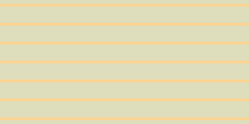 #dedebd, #fcd393 horizontal lines, nine pixels wide, fifty-two pixels apart