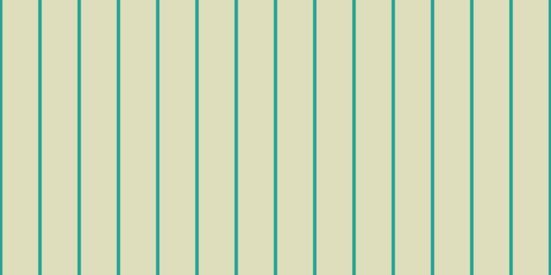 #dedebd, #25a393 vertical lines, five pixels wide, fifty-two pixels apart
