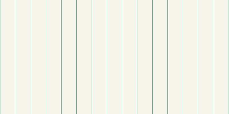 #dedebd (25%), #46a393 vertical lines, one pixels wide, fifty-two pixels apart