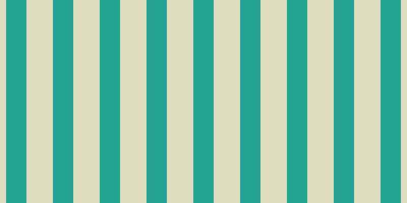 #dedebf, #25a393 vertical lines, forty pixels wide, fifty-two pixels apart