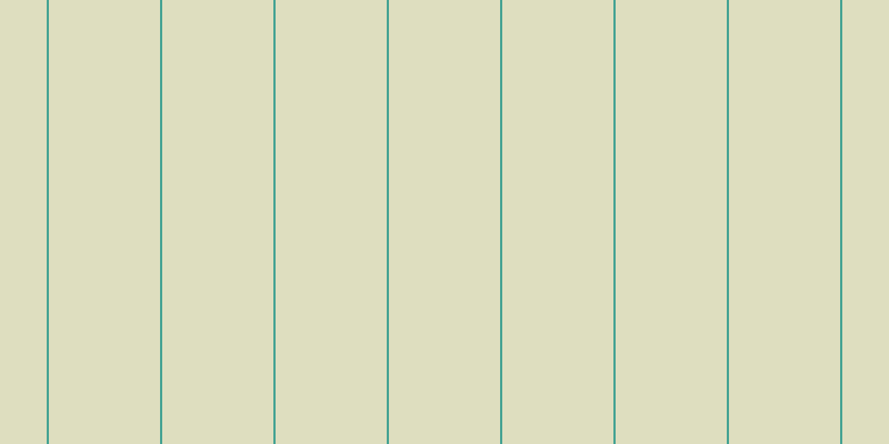 #dedebf, #46a393 vertical lines, two pixels wide, one hundred pixels apart