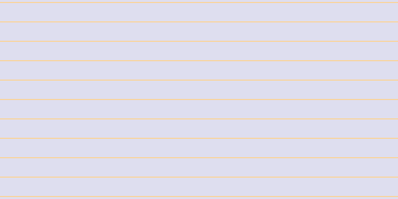 #dedeef, #fcd393 horizontal lines, two pixels wide, thirty-seven pixels apart