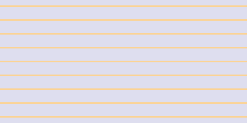 #dedeef, #fcd393 horizontal lines, five pixels wide, forty pixels apart