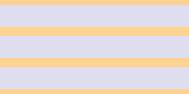 #dedeef, #fcd393 horizontal lines, forty-one pixels wide, ninety-two pixels apart