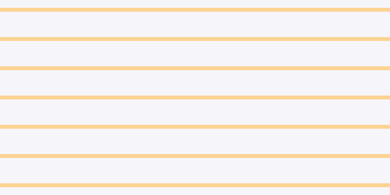 #dedeef (25%), #fcd393 horizontal lines, eight pixels wide, fifty-two pixels apart
