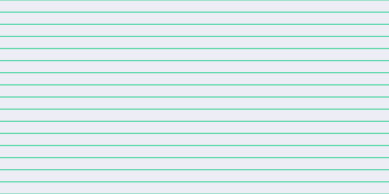 #dedef0 (50%), #36d393 horizontal lines, two pixels wide, twenty-three pixels apart