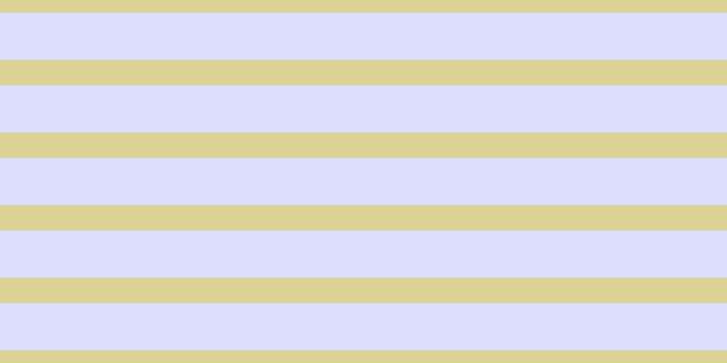 #dedeff, #dbd393 horizontal lines, twenty-eight pixels wide, fifty-two pixels apart