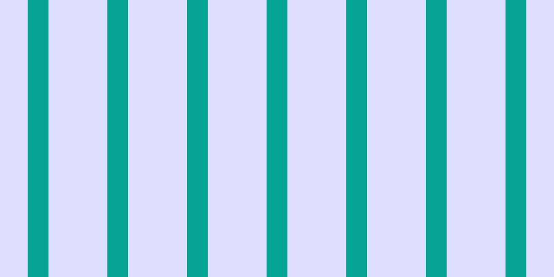 #dedeff, #04a393 vertical lines, thirty pixels wide, eighty-five pixels apart