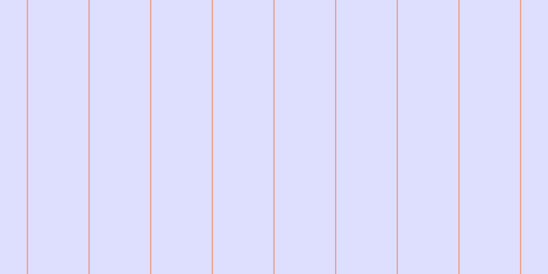 #dedeff, #eba393 vertical lines, two pixels wide, eighty-eight pixels apart