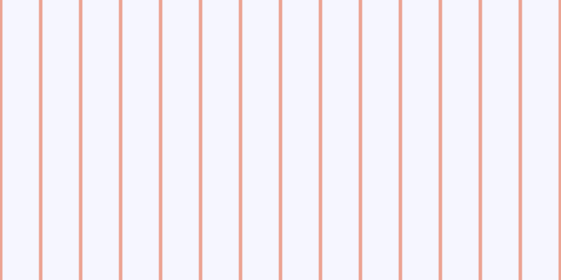 #dedeff (25%), #eba393 vertical lines, five pixels wide, fifty-two pixels apart
