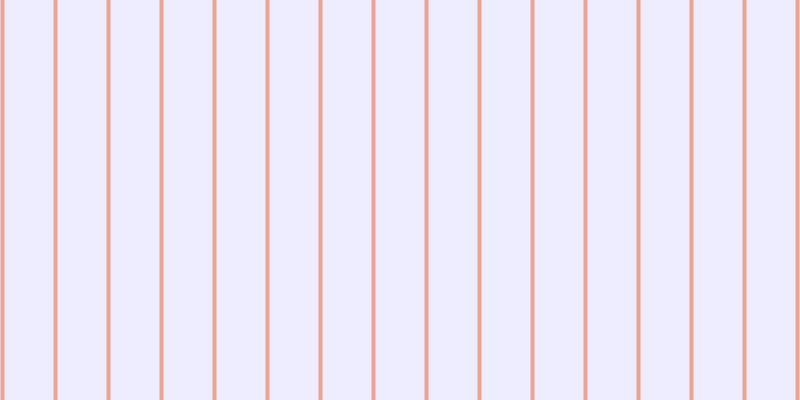 #dedeff (50%), #eba393 vertical lines, four pixels wide, forty-nine pixels apart