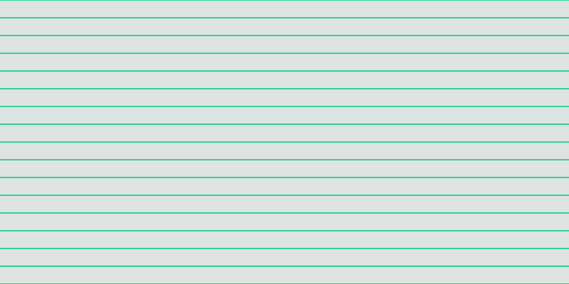 #dee4e1, #36d393 horizontal lines, two pixels wide, twenty-three pixels apart