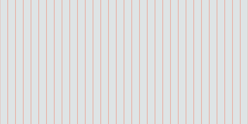 #dee4e5, #eba393 vertical lines, two pixels wide, twenty-three pixels apart