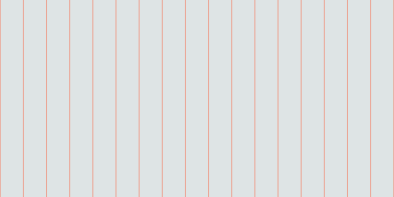 #dee4e5, #eba393 vertical lines, two pixels wide, forty-five pixels apart