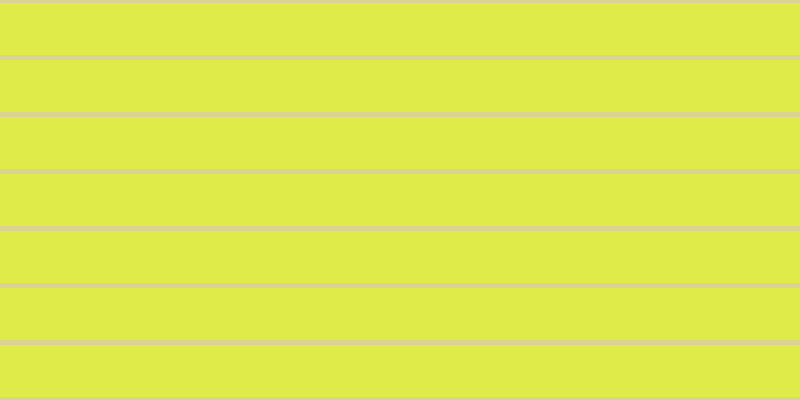 #deeb49, #dbd393 horizontal lines, five pixels wide, fifty-two pixels apart