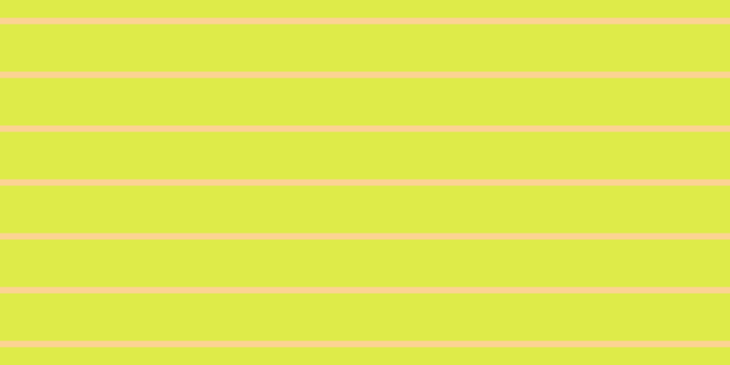#deeb49, #fcd393 horizontal lines, seven pixels wide, fifty-two pixels apart