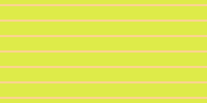 #deeb49, #fcd393 horizontal lines, eight pixels wide, fifty-two pixels apart