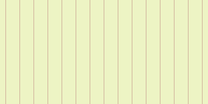 #deeb8b (50%), #caa393 vertical lines, two pixels wide, fifty-two pixels apart