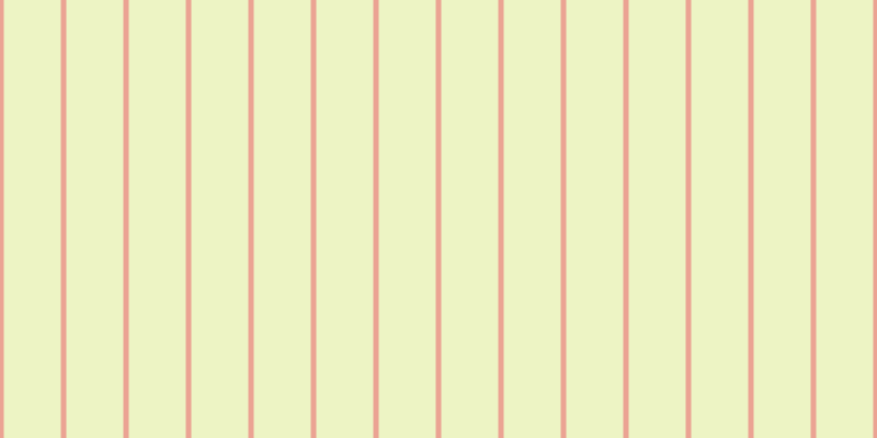 #deeb8b (50%), #eba393 vertical lines, five pixels wide, fifty-two pixels apart
