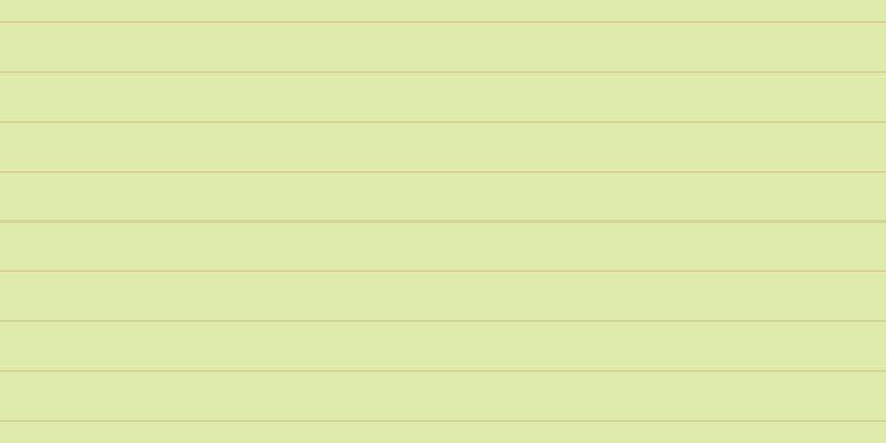 #deebac, #dbd393 horizontal lines, two pixels wide, forty-three pixels apart