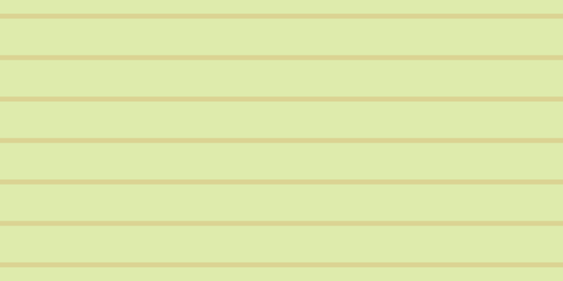 #deebac, #dbd393 horizontal lines, seven pixels wide, fifty-two pixels apart