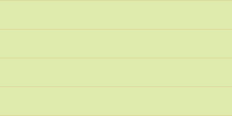 #deebac, #dbd393 horizontal lines, two pixels wide, ninety-seven pixels apart