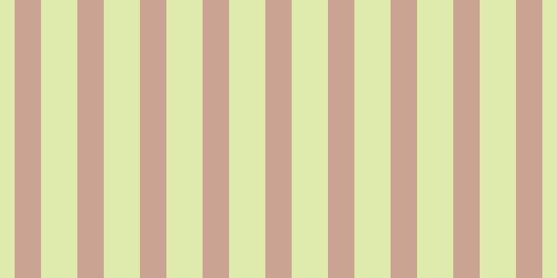 #deebac, #caa393 vertical lines, thirty-eight pixels wide, fifty-two pixels apart