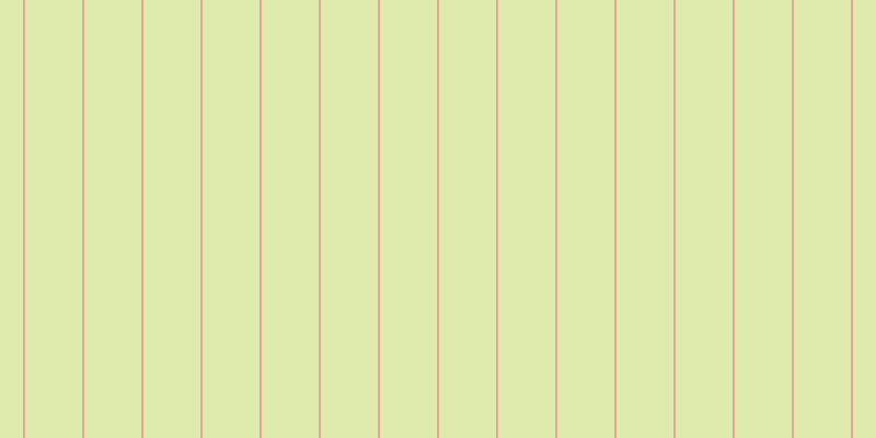 #deebac, #eba393 vertical lines, two pixels wide, fifty-two pixels apart