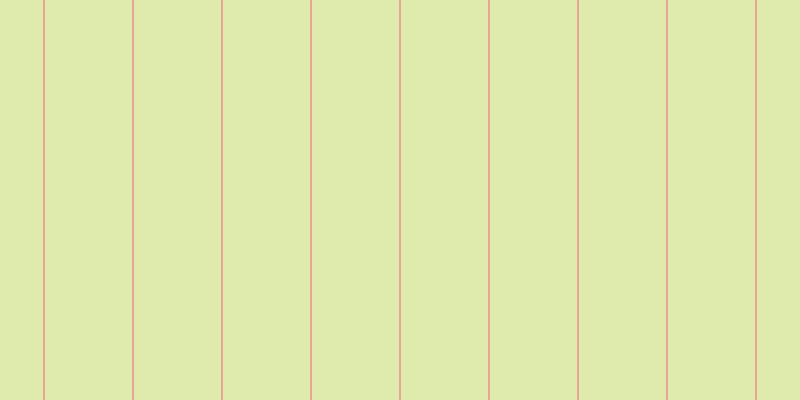 #deebac, #eba393 vertical lines, two pixels wide, eighty-seven pixels apart