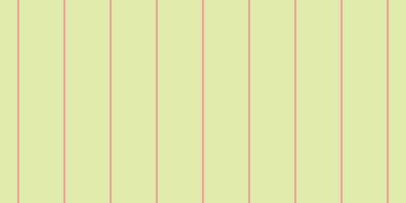#deebac, #eba393 vertical lines, four pixels wide, eighty-seven pixels apart