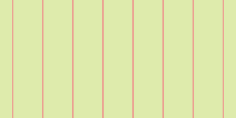 #deebac, #eba393 vertical lines, five pixels wide, ninety-seven pixels apart