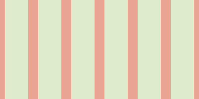 #deebcd, #eba393 vertical lines, forty pixels wide, ninety-three pixels apart