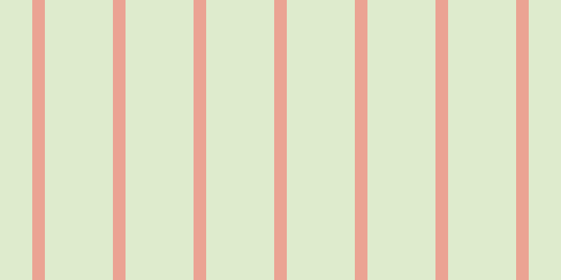 #deebcd, #eba393 vertical lines, eighteen pixels wide, ninety-seven pixels apart