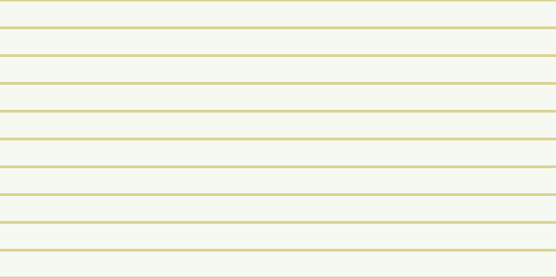 #deebcd (25%), #dbd393 horizontal lines, four pixels wide, thirty-six pixels apart