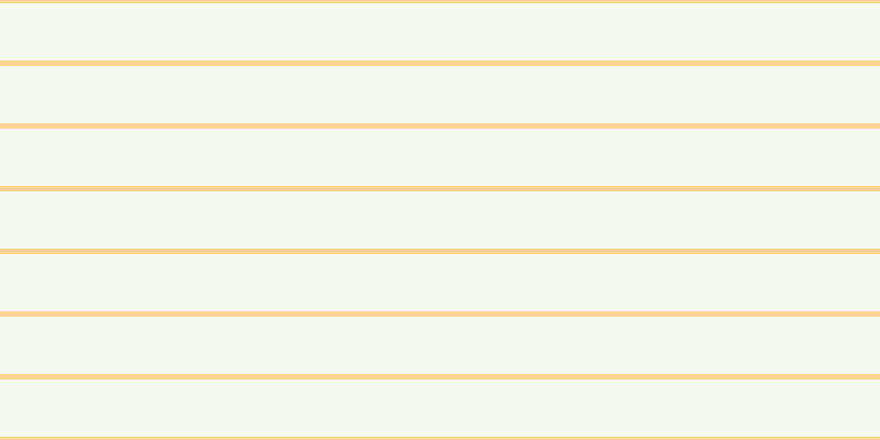 #deebcd (25%), #fcd393 horizontal lines, five pixels wide, fifty-two pixels apart