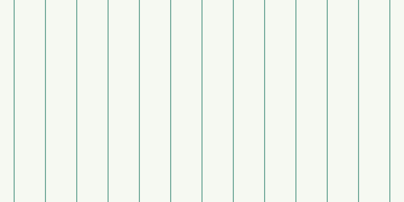 #deebcd (25%), #67a393 vertical lines, two pixels wide, sixty pixels apart