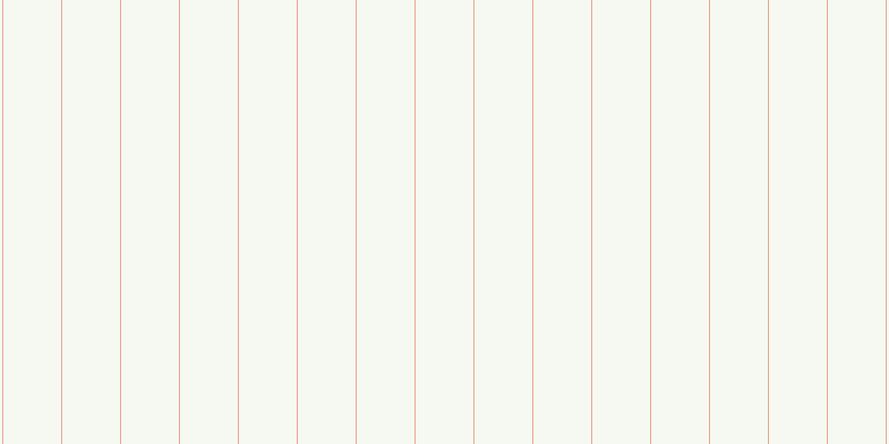 #deebcd (25%), #eba393 vertical lines, one pixels wide, fifty-two pixels apart
