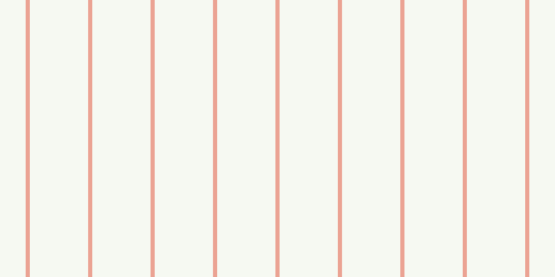 #deebcd (25%), #eba393 vertical lines, six pixels wide, eighty-four pixels apart