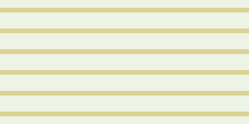 #deebcd (50%), #dbd393 horizontal lines, fifteen pixels wide, fifty-two pixels apart