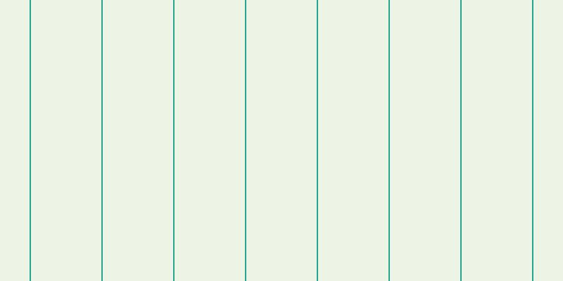 #deebcd (50%), #25a393 vertical lines, two pixels wide, one hundred pixels apart