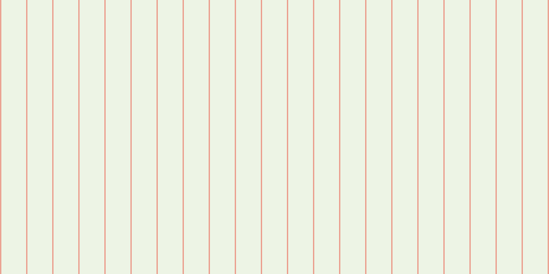 #deebcd (50%), #eba393 vertical lines, two pixels wide, thirty-six pixels apart